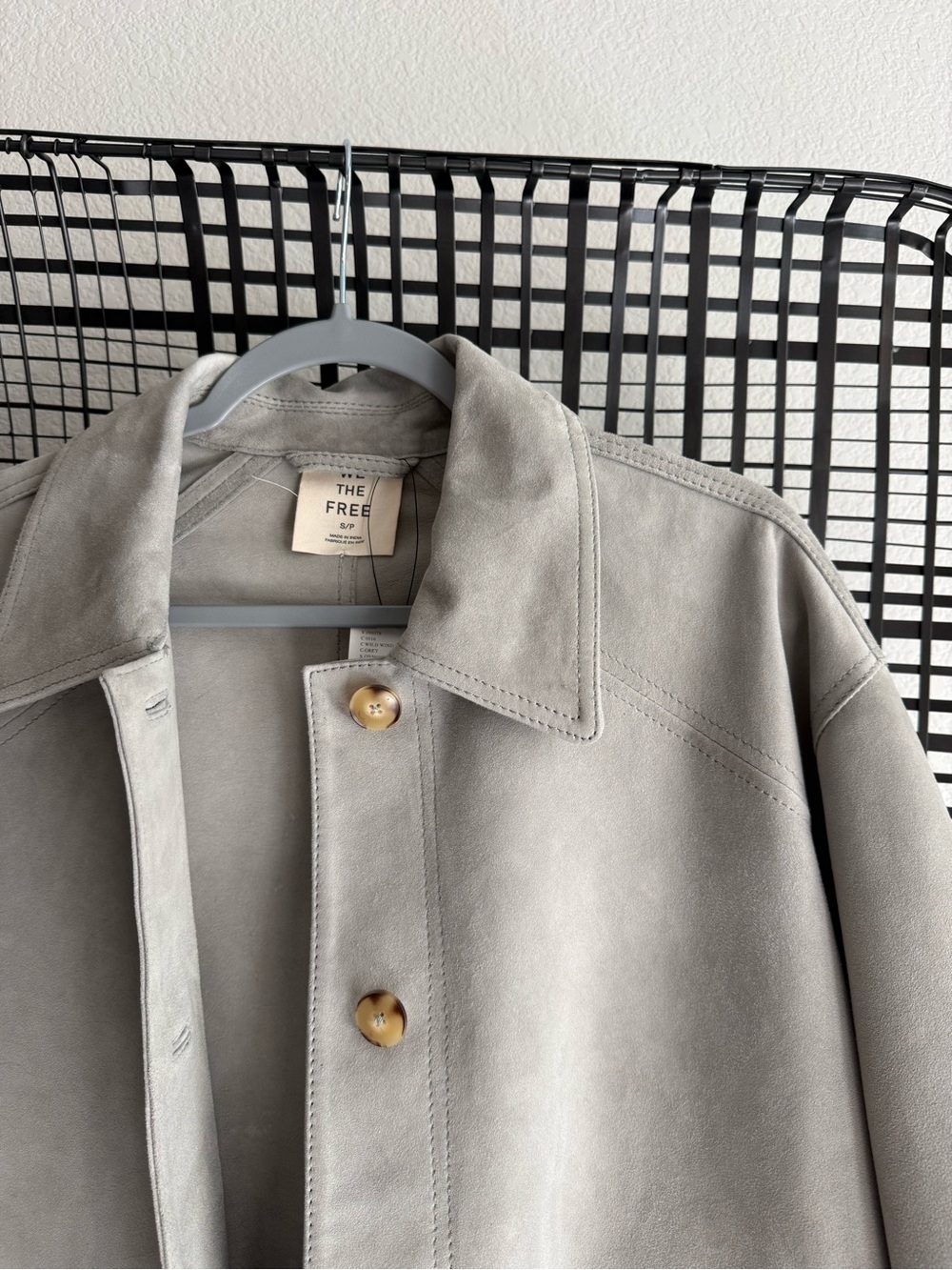 Free people Annalise suede jacket grey - Picture 2 of 8